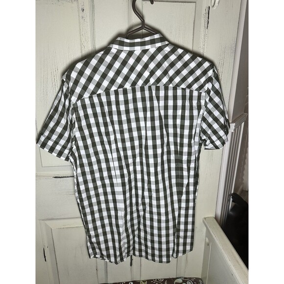 Premium Mood Denim Superior Men’s XXL Button Down Black White Gray Plaid Shirt - Picture 6 of 8